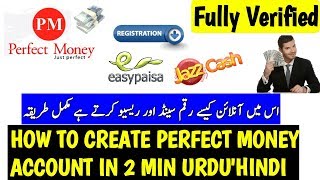 How to Create Perfect Money Account in Pakistan 2019