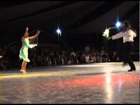  El Indio  and  Sofia Saborido  are  dancing  at  Catania Tango Festival  in  2007