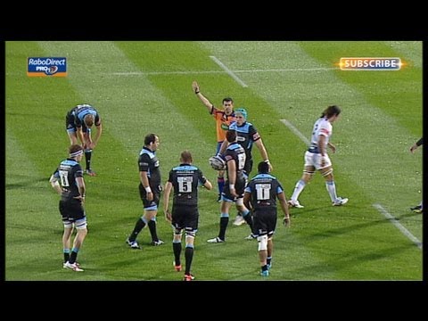 Wight Penalty opens scoring - Glasgow Warriors v Cardiff Blues 6th Sept 2013
