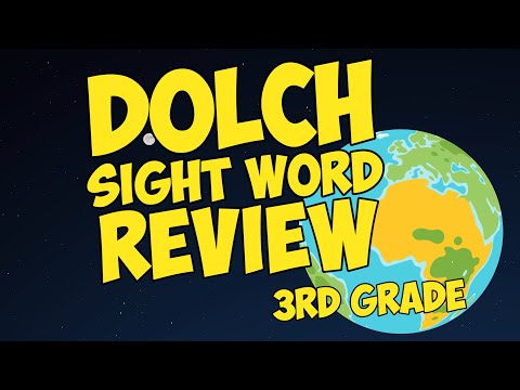 Dolch Sight Word Review | Third Grade | Jack Hartmann