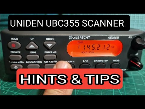 UNIDEN BC355N (CLONE) Scanner Programming Basics