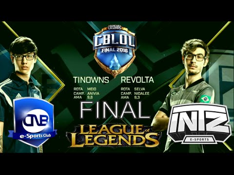 league of legends  FINAL CBLOL 2016 - CNB x INTZ