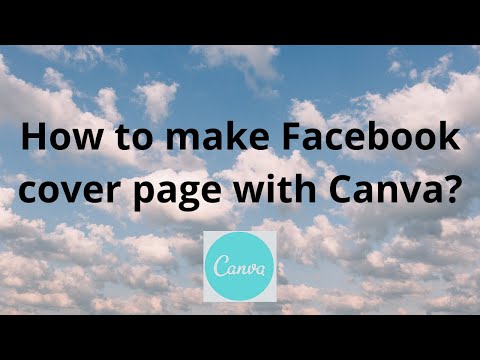 How to make Facebook cover page with Canva Urdu Hindi Lesson 4