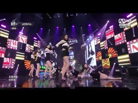 K POP  Nine Muses   So Hot! Dance Lesson + Drama LIVE 20150212 HD