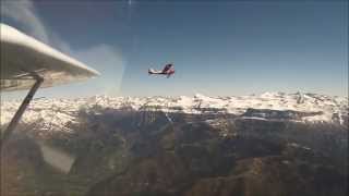 preview picture of video 'VUELO A CASTEJÓN DE SOS - ESCUELA DE PILOTOS LA MONTAÑA'