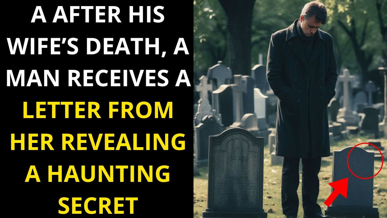 After his wife’s death, a man receives a letter from her revealing a haunting secret