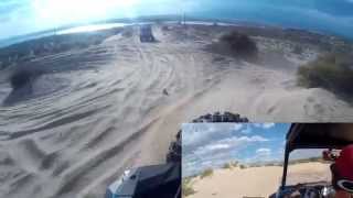 preview picture of video 'Polaris RZR 1000 Voddoo Blue,  Huge Sands Dunes, Lake Havasu Arizona United States'