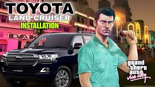 How to install Toyota land cruiser in gta vice city| Toyota land cruiser mod | #gtamod