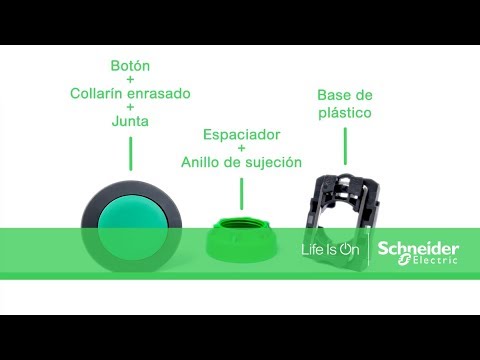 Imagen de Como montar la solución de plástico de montaje enrasado XB5 Flush