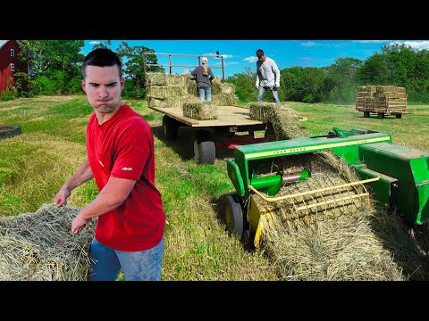 Making Square Bales From Scratch