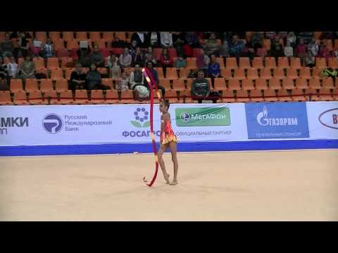 Veronica Polyakova (RUS)  ribbon  Grand Prix Moscow 2013