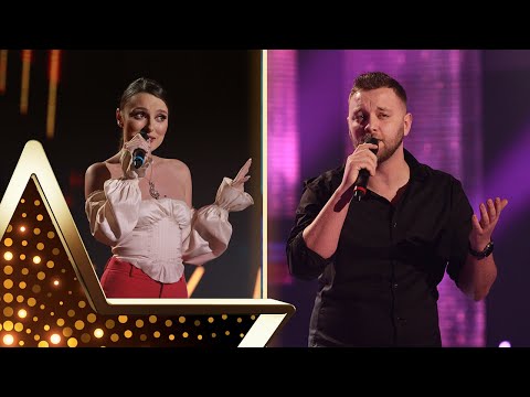 Monika Stanisic i Josi Bensak - Splet pesama - (live) - ZG - 22/23 - 25.02.23. EM 17