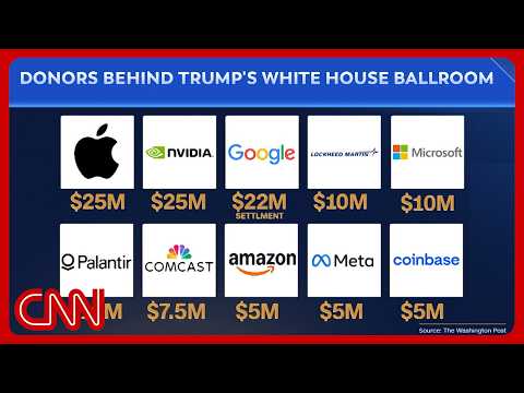 Wapo: Secret docs reveal donors behind Trump's ballroom