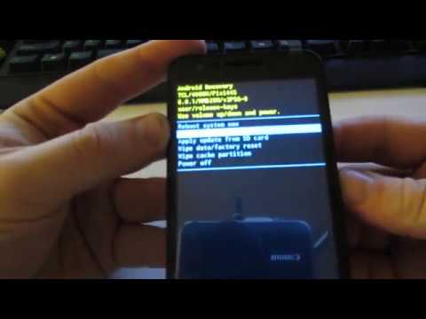 How to enter Recovery MODE and hard reset on Alcatel Pixi 4 *