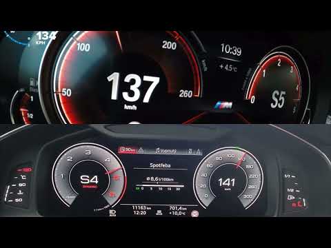 Bmw 540XD 320hp vs Audi A6/S6 3.0 TDI 349hp acceleration