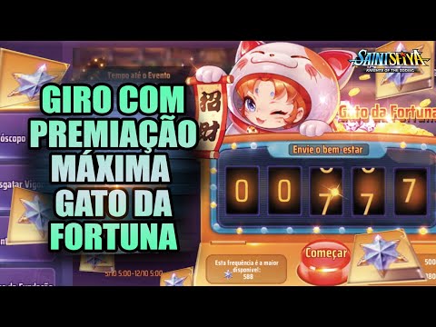 GEMAS de INVOCAÇÃO de GRAÇA! O GATO da FORTUNA chegou! - Saint Seiya Awakening