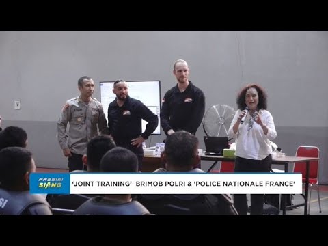 LATIHAN PASUKAN PELOPOR KORPS BRIMOB POLRI BERSAMA ''POLICE NATIONALE FRANCE''