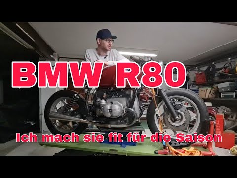 BMW R80 Valeo Anlasser einbauen / fit für die neue Saison