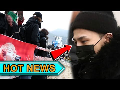 G-Dragon Spotted Crying When Greeted By His Fans Upon Arrival At The Military Camp