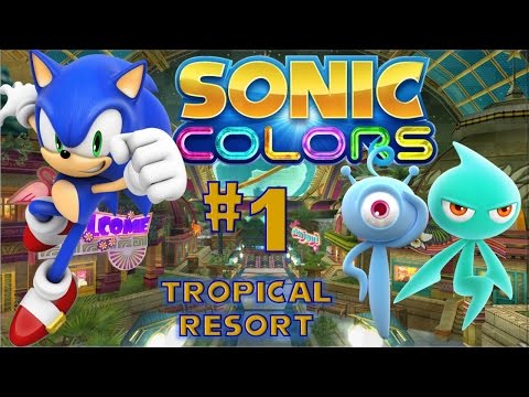 SONIC COLORS (Wii) - Part 1: Tropical Resort