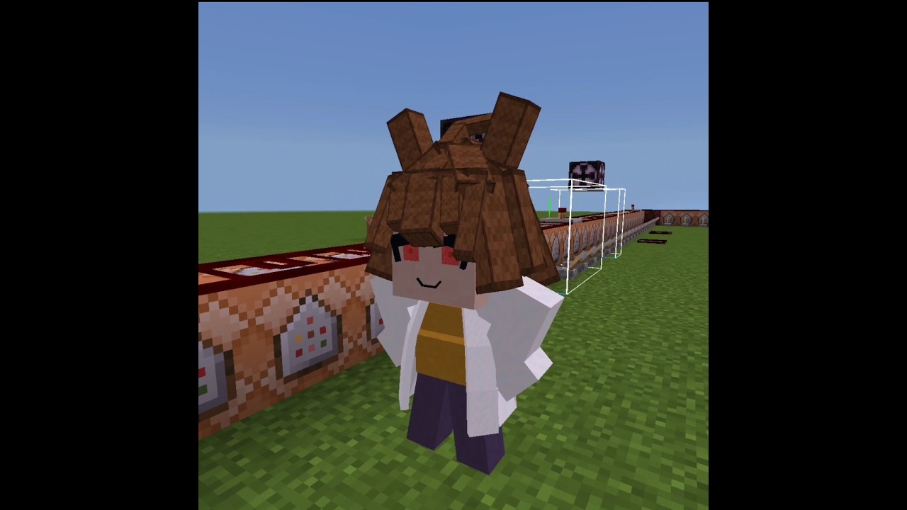 Low Cortisol Agnes Tachyon in Minecraft (FMBE Test #5) #animation #shorts #minecraft