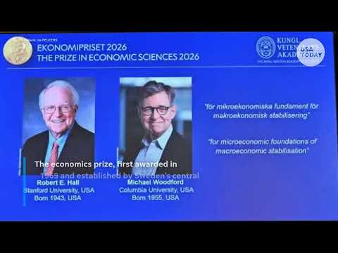 Americans Hall and Woodford win Nobel economics prize for ...