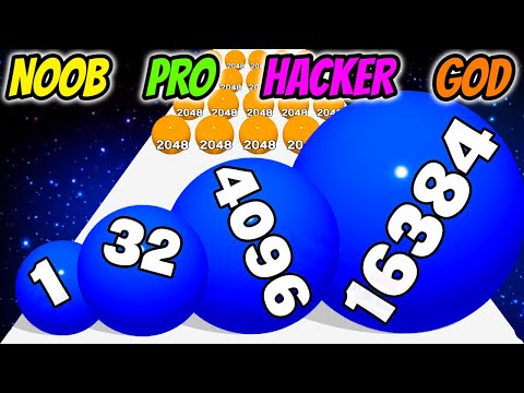Rolling Orb Crash - NOOB vs PRO vs HACKER vs GOD
