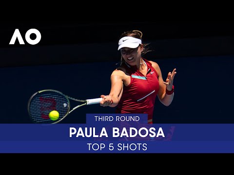 Paula Badosa | Top 5 Shots (3R) | Australian Open 2022