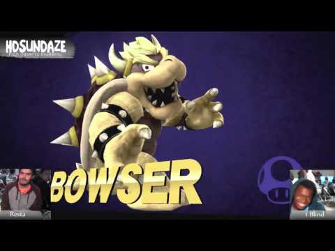 Resta vs Blind - Losers Finals -  - HD Saturdaze - Smash 4 Tournament