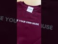 BUZO CROP ESTAMPADO MNM BE YOUR OWN MUSE