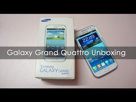 Samsung Galaxy Grand Quattro Unboxing & Overview GT-18552