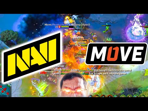 NAVI vs MOVE - WHAT A STOMP - DPC EEU 2023 Tour 2 Dota 2