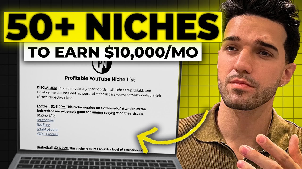 I Found 50 UNTAPPED Niches For Faceless YouTube Channels (2025)