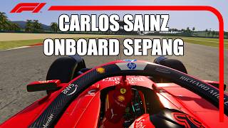 CARLOS SAINZ VOANDO COM A FERRARI SF-24 NO GP DA MALÁSIA!