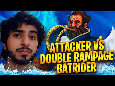 The Legendary ATTACKER KUNKKA vs Double Rampage BATRIDER | Is There Any Chance to Win?