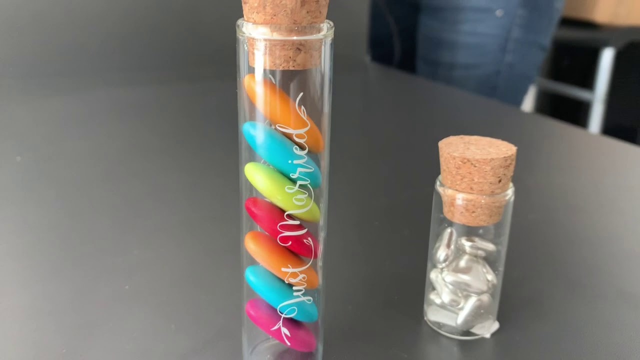 Éprouvette à dragées JUST Married