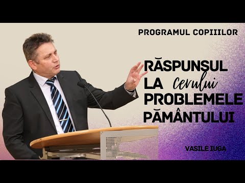 Copilul Isus răspunsul cerului pentru problemele pământului - Vasile Iuga | 21 Decembrie 2025