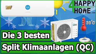 Split Klimaanlage kaufen für 2024 ❄️ Die 3 besten Split Klimageräte mit Quick Connect im Vergleich