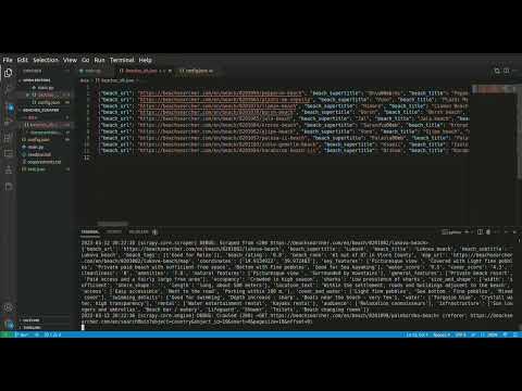 Beach Searcher Scraper Demo Video