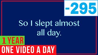 It happens sometimes.