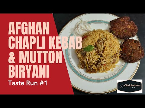 The Flavors of Afghanistan: Mastering the Art of Chapli Kebab and Mutton Biryani with 13 Ancient Spices