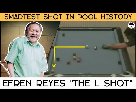 Efren Reyes Smartest & Most Amazing Shot in Pool History