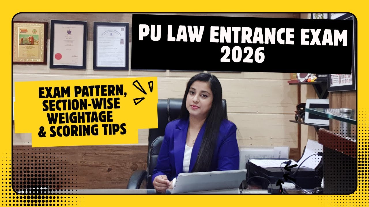 PU Law Entrance Exam Pattern 2026 - Complete Guide by Surya Law Academy