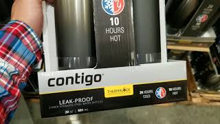 Costco! Contigo Thermalock Stainless Steel 20 oz Water Bottle - 2-Pack $9 !!!