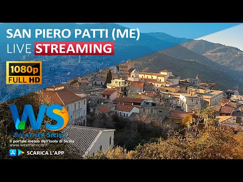 🔴 San Piero Patti live webcam - Visuale panoramica