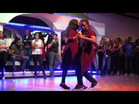 Kizomba Demo : Laurent & Adeline - Li Regue Monday - 2016