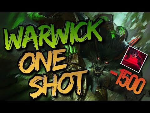 ONESHOT AVEC L'ULTIME DE WARWICK - UN STUFF DE GÉNIE !