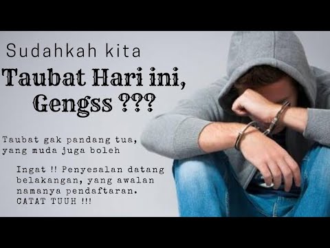 Jangan Gengsi Buat Taubat - Mr Awan
