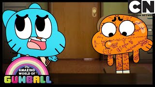 Gumball finds a subtle way to achieve good grades 