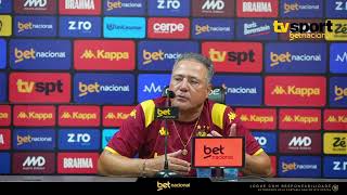 COLETIVA TÉCNICO INTERINO MARCIO GOIANO (SPORT 1x1 VILA NOVA)